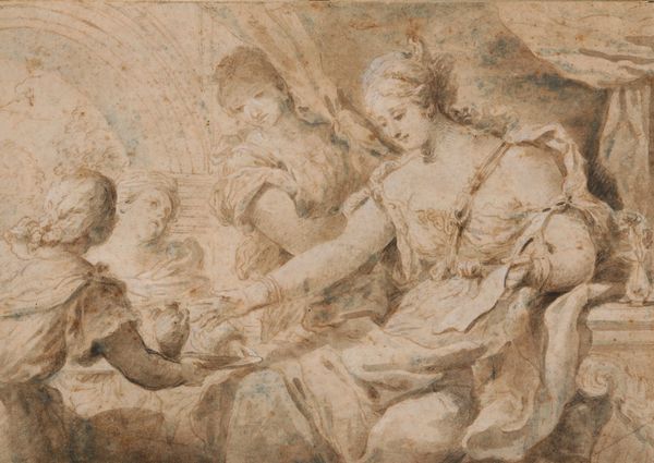 Scuola del XVII secolo Episodio storico  - Asta Old Masters Paintings - Associazione Nazionale - Case d'Asta italiane