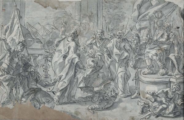 Scuola napoletana del XVIII secolo Episodi della vita di Mos�  - Asta Old Masters Paintings - Associazione Nazionale - Case d'Asta italiane