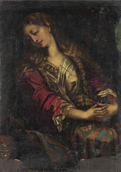 Scuola dell'Italia centrale del XVII secolo Maria Maddalena  - Asta Old Masters Paintings - Associazione Nazionale - Case d'Asta italiane