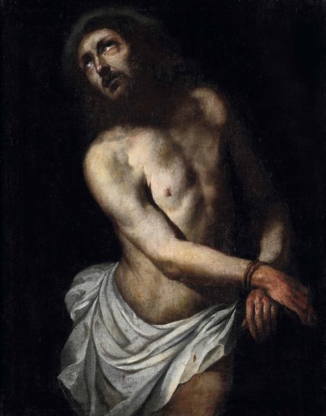 Scuola genovese del XVII secolo Ecce Homo  - Asta Old Masters Paintings - Associazione Nazionale - Case d'Asta italiane