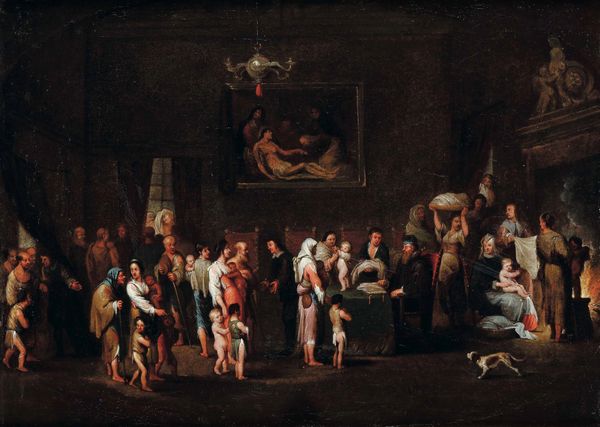 Cornelio De Wael : Scene di carit�  - Asta Old Masters Paintings - Associazione Nazionale - Case d'Asta italiane