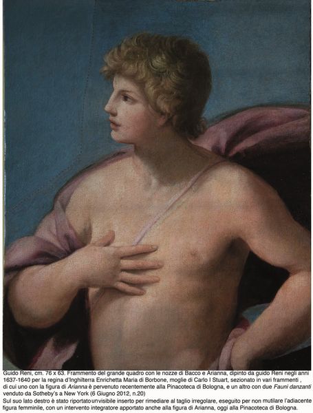 Guido Reni copia da : Figura di Bacco  - Asta Old Masters Paintings - Associazione Nazionale - Case d'Asta italiane