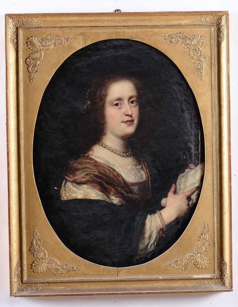 Justus Sustermans : Ritratto di dama, probabilmente Vittoria della Rovere  - Asta Old Masters Paintings - Associazione Nazionale - Case d'Asta italiane