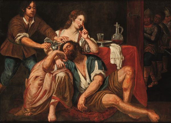 Scuola genovese del XVII secolo Sansone e Dalila  - Asta Old Masters Paintings - Associazione Nazionale - Case d'Asta italiane