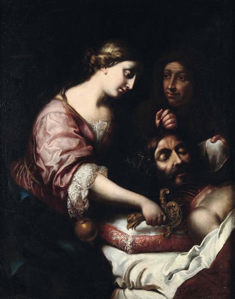 Scuola fiorentina del XVII secolo Giuditta e Oloferne  - Asta Old Masters Paintings - Associazione Nazionale - Case d'Asta italiane