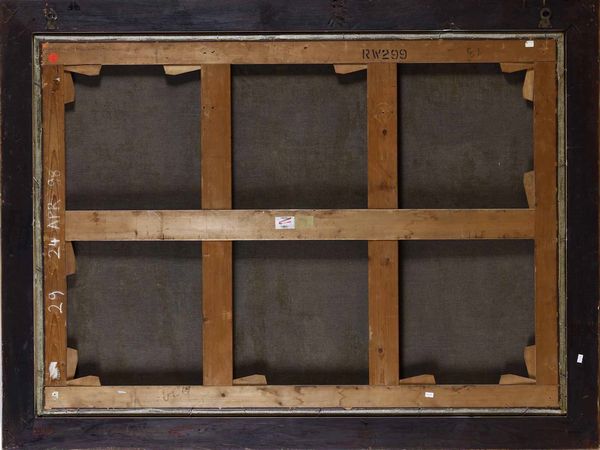 Scuola fiamminga del XVII secolo Scena sacra con committenti su sfondo di citt�  - Asta Old Masters Paintings - Associazione Nazionale - Case d'Asta italiane