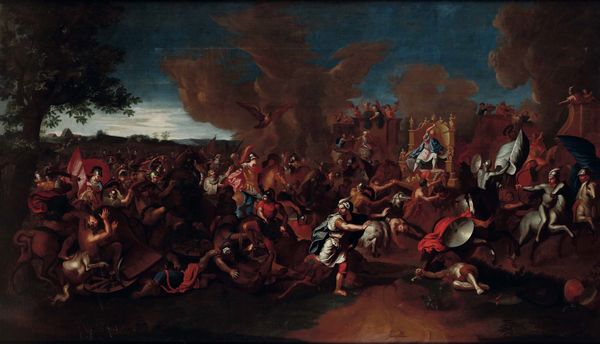 Scuola del XVII secolo Scena di battaglia  - Asta Old Masters Paintings - Associazione Nazionale - Case d'Asta italiane