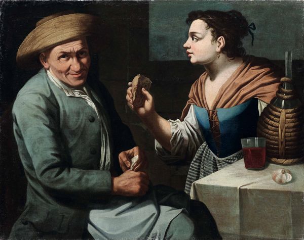 Scuola napoletana del XVIII secolo Figure di popolani  - Asta Old Masters Paintings - Associazione Nazionale - Case d'Asta italiane