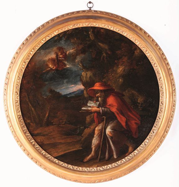 Scuola del XVII secolo San Girolamo e Maria Maddalena in eremitaggio  - Asta Old Masters Paintings - Associazione Nazionale - Case d'Asta italiane