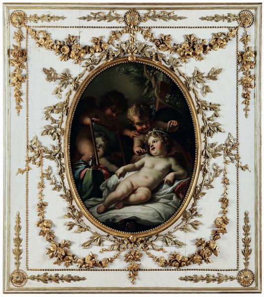 Giuseppe Bonito : Scene allegoriche con putti  - Asta Old Masters Paintings - Associazione Nazionale - Case d'Asta italiane