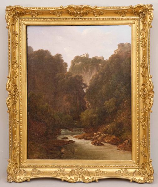 Giambattista Bassi : Paesaggio fluviale con figura  - Asta Old Masters Paintings - Associazione Nazionale - Case d'Asta italiane