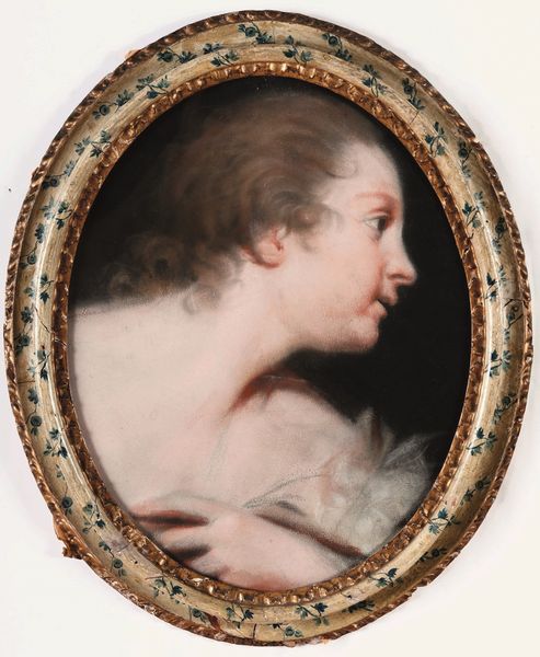 Scuola veneta del XVIII secolo Profilo di fanciulla  - Asta Old Masters Paintings - Associazione Nazionale - Case d'Asta italiane