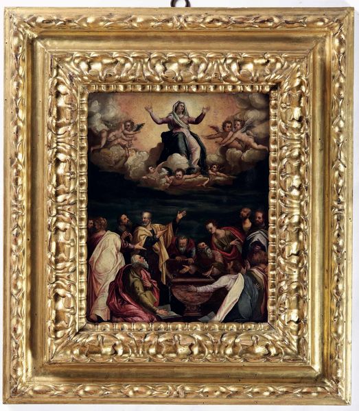 Scuola romana del XVII secolo Assunzione della Vergine  - Asta Old Masters Paintings - Associazione Nazionale - Case d'Asta italiane