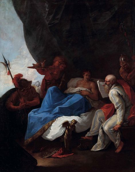 Scuola del XVII secolo Alessandro Magno e il suo medico  - Asta Old Masters Paintings - Associazione Nazionale - Case d'Asta italiane