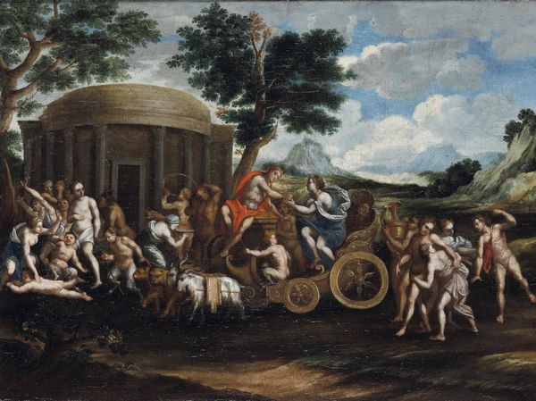 Scuola italiana del XVII secolo Bacco e Arianna  - Asta Old Masters Paintings - Associazione Nazionale - Case d'Asta italiane