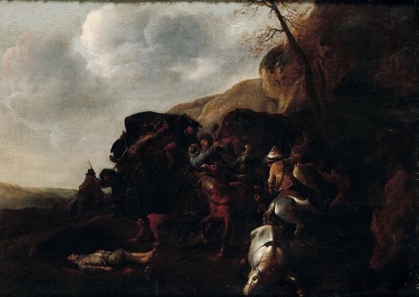 Scuola fiamminga del XVII secolo Limboscata  - Asta Old Masters Paintings - Associazione Nazionale - Case d'Asta italiane