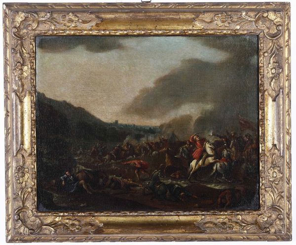 Ilario Giacinto Mercanti detto lo Spolverini, Attribuito a : Scontro di cavalleria  - Asta Old Masters Paintings - Associazione Nazionale - Case d'Asta italiane