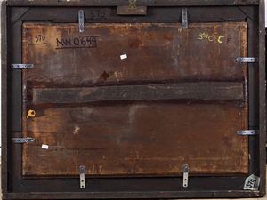 Jan Porcellis : Navi in un mare in tempesta  - Asta Old Masters Paintings - Associazione Nazionale - Case d'Asta italiane