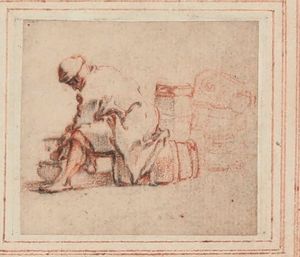 Adriaen Van de Velde, Attribuito a : Studi di figure  - Asta Old Masters Paintings - Associazione Nazionale - Case d'Asta italiane