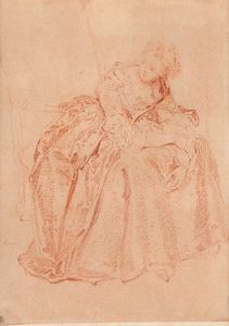 Nicolas Lancret - Ritratto di gentildonna