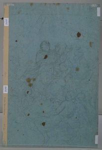 Scuola romana della fine XVIII secolo Studi vari  - Asta Old Masters Paintings - Associazione Nazionale - Case d'Asta italiane