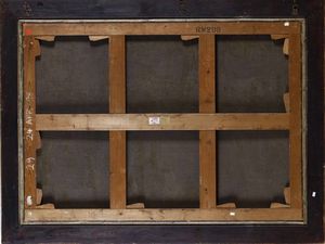 Scuola fiamminga del XVII secolo Scena sacra con committenti su sfondo di citt�  - Asta Old Masters Paintings - Associazione Nazionale - Case d'Asta italiane