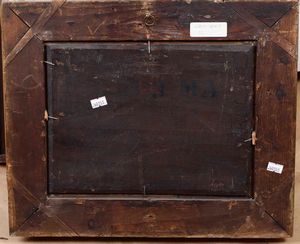 Christian Hilfgott Brand, Attribuito a : Paesaggi costieri con imbarcazioni e figure  - Asta Old Masters Paintings - Associazione Nazionale - Case d'Asta italiane