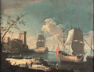 Gaetano Vetturali - Vedute di porto