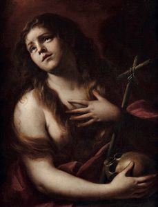 Federico Bianchi : Maddalena penitente  - Asta Old Masters Paintings - Associazione Nazionale - Case d'Asta italiane