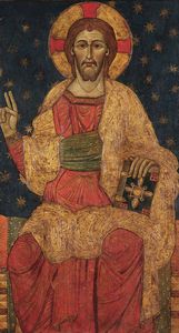 Cristo benedicente  - Asta Old Masters Paintings - Associazione Nazionale - Case d'Asta italiane