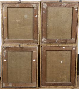 Scuola napoletana del XVIII secolo Ritratti di principini di Casa Borbone  - Asta Old Masters Paintings - Associazione Nazionale - Case d'Asta italiane