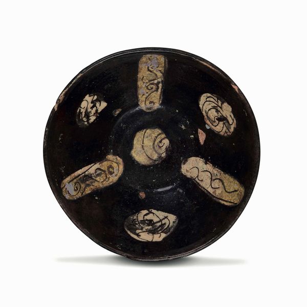 Ciotola<BR>Persia (Iran), IX-XI secolo (?)<BR>  - Asta Maioliche e Porcellane - Associazione Nazionale - Case d'Asta italiane