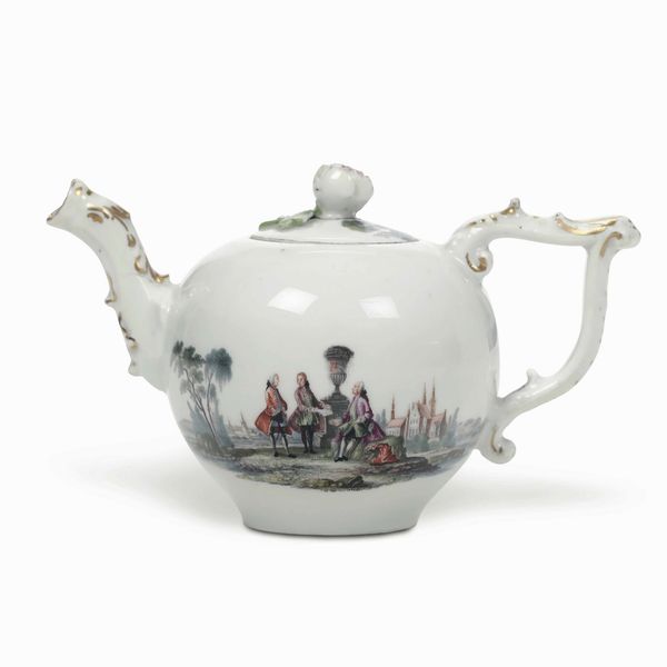 Teiera dgoste<BR>Meissen, 1745 circa<BR>  - Asta Maioliche e Porcellane - Associazione Nazionale - Case d'Asta italiane