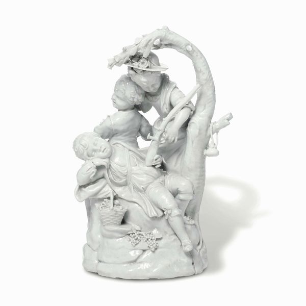 Gruppo<BR>Venezia, Manifattura Cozzi, ultimo quarto del XVIII secolo<BR>  - Asta Maioliche e Porcellane - Associazione Nazionale - Case d'Asta italiane