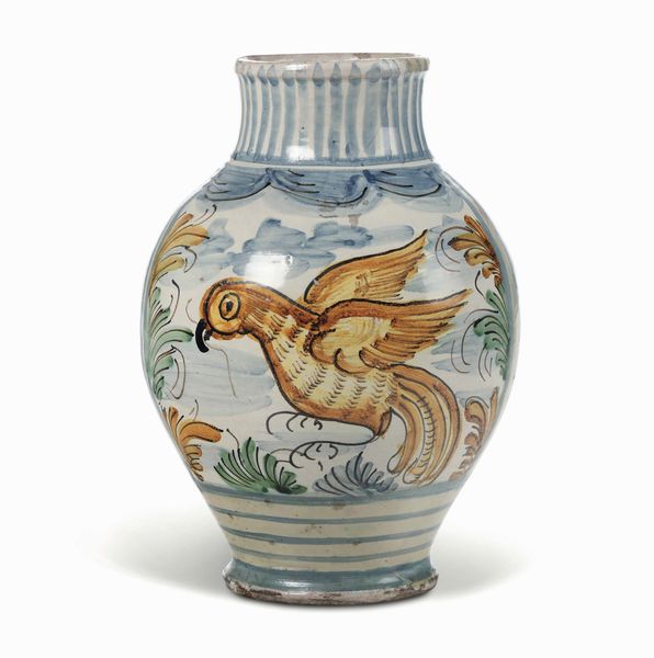 Boccia<BR>Campania, probabilmente Cerreto Sannita, XVIII secolo<BR>  - Asta Maioliche e Porcellane - Associazione Nazionale - Case d'Asta italiane