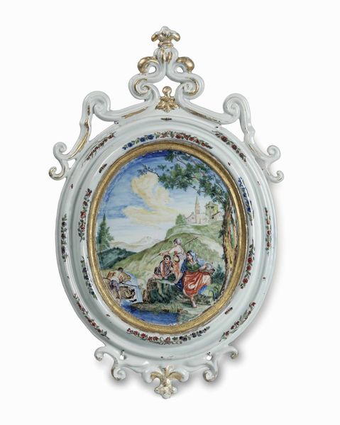 Ambrogetta<BR>Nove, Manifattura Antonibon, gestione G.B. Baccin, 17701790  - Asta Maioliche e Porcellane - Associazione Nazionale - Case d'Asta italiane