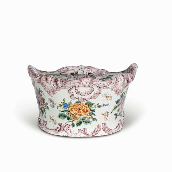 Vaso<BR>Milano, manifattura Clerici o Rubati, 1780 circa<BR>  - Asta Maioliche e Porcellane - Associazione Nazionale - Case d'Asta italiane