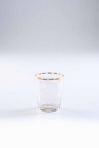 Bicchiere<BR>Probabilmente Boemia, XVIII secolo<BR>  - Asta Maioliche e Porcellane - Associazione Nazionale - Case d'Asta italiane