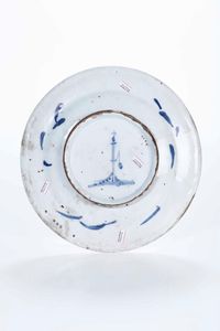 Piatto<BR>Savona, Manifattura Chiodo-Peirano, verso la fine del XVII secolo<BR>  - Asta Maioliche e Porcellane - Associazione Nazionale - Case d'Asta italiane