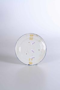 Piccolo piatto<BR>Castelli, verso la met del XVIII secolo<BR>  - Asta Maioliche e Porcellane - Associazione Nazionale - Case d'Asta italiane