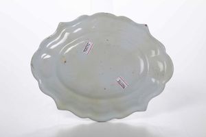 Piatto ovale<BR>Nove, manifattura Antonibon, 1770-1790  - Asta Maioliche e Porcellane - Associazione Nazionale - Case d'Asta italiane