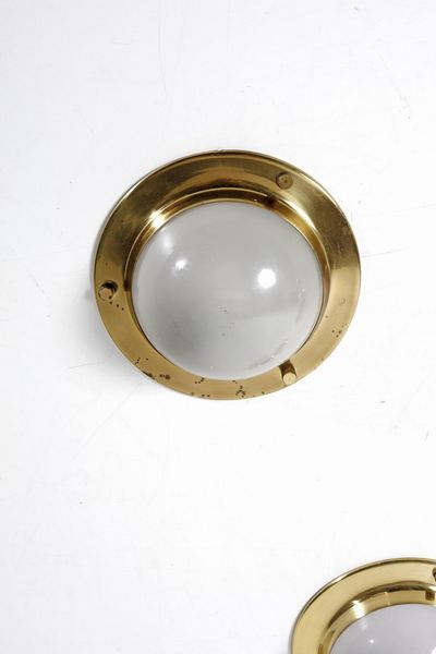 CACCIA DOMINIONI LUIGI (n. 1913) : Nove lampade a plafoniera  - Asta Asta 364 | DESIGN E ARTI DECORATIVE DEL NOVECENTO - DESIGN (Online) Online - Associazione Nazionale - Case d'Asta italiane