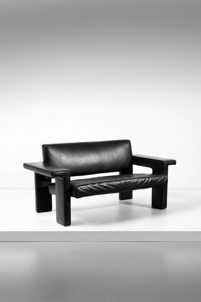 SCARPA AFRA (1937 -2011) & TOBIA (n. 1935) : attribuito. Divano  - Asta Asta 364 | DESIGN E ARTI DECORATIVE DEL NOVECENTO - DESIGN (Online) Online - Associazione Nazionale - Case d'Asta italiane