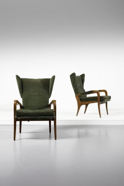 RENZO FRANCHI : Coppia di poltrone Camea  - Asta Asta 364 | DESIGN E ARTI DECORATIVE DEL NOVECENTO - DESIGN (Online) Online - Associazione Nazionale - Case d'Asta italiane