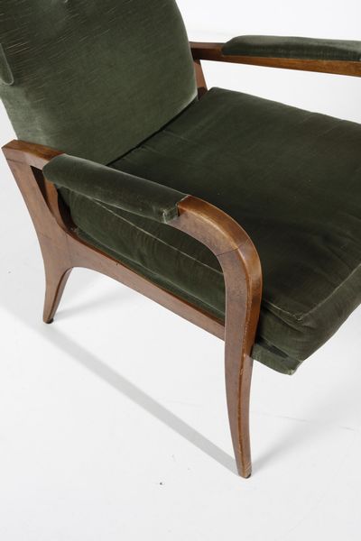 RENZO FRANCHI : Coppia di poltrone Camea  - Asta Asta 364 | DESIGN E ARTI DECORATIVE DEL NOVECENTO - DESIGN (Online) Online - Associazione Nazionale - Case d'Asta italiane