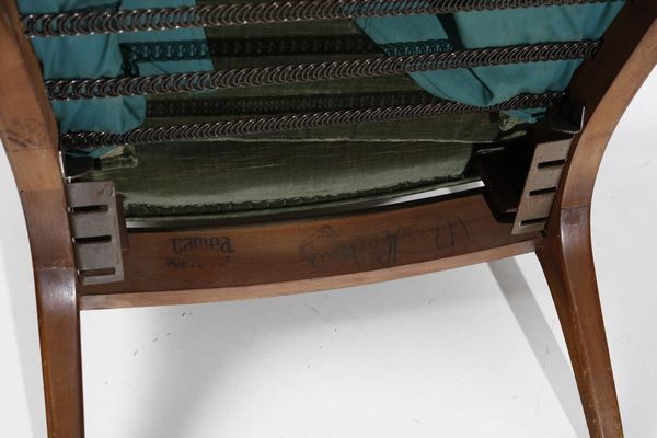 RENZO FRANCHI : Coppia di poltrone Camea  - Asta Asta 364 | DESIGN E ARTI DECORATIVE DEL NOVECENTO - DESIGN (Online) Online - Associazione Nazionale - Case d'Asta italiane