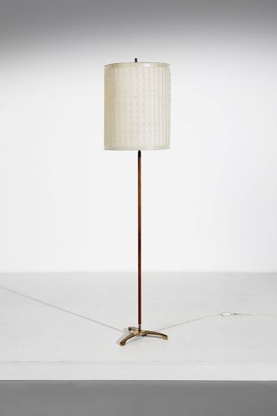 SARFATTI GINO (1912 - 1985) : attribuito. Lampada da terra  - Asta Asta 364 | DESIGN E ARTI DECORATIVE DEL NOVECENTO - DESIGN (Online) Online - Associazione Nazionale - Case d'Asta italiane