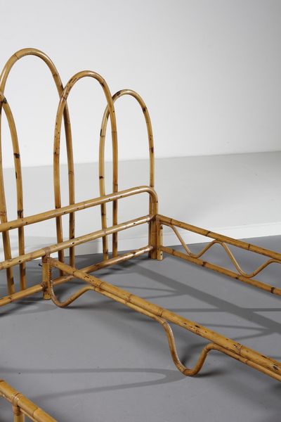 BONACINA 1889 : attribuito. Letto  - Asta Asta 364 | DESIGN E ARTI DECORATIVE DEL NOVECENTO - DESIGN (Online) Online - Associazione Nazionale - Case d'Asta italiane