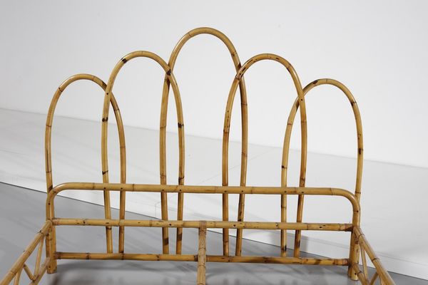 BONACINA 1889 : attribuito. Letto  - Asta Asta 364 | DESIGN E ARTI DECORATIVE DEL NOVECENTO - DESIGN (Online) Online - Associazione Nazionale - Case d'Asta italiane