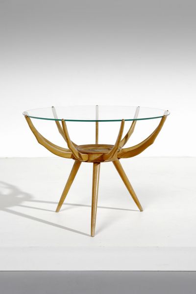 DE CARLI CARLO (1910 - 1999) : Tavolino da salotto Ragno  - Asta Asta 364 | DESIGN E ARTI DECORATIVE DEL NOVECENTO - DESIGN (Online) Online - Associazione Nazionale - Case d'Asta italiane